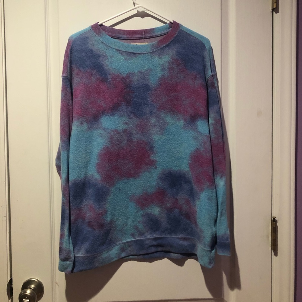 colorful oversized crewneck